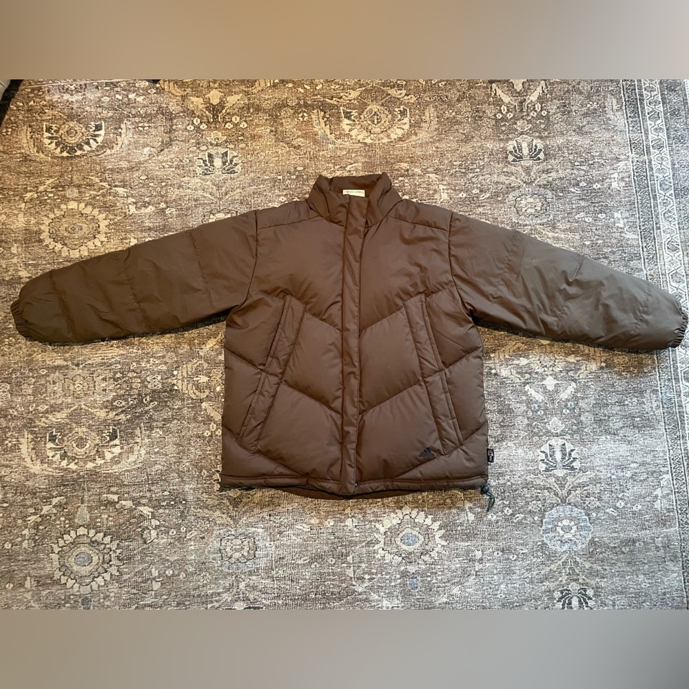 adidas Women's Dark Brown Puffer Jacket